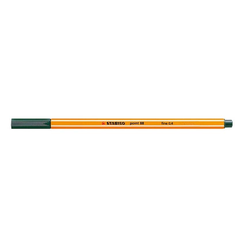 Stabilo 88-63 Point Felt Tip Pen Olive Green - 1