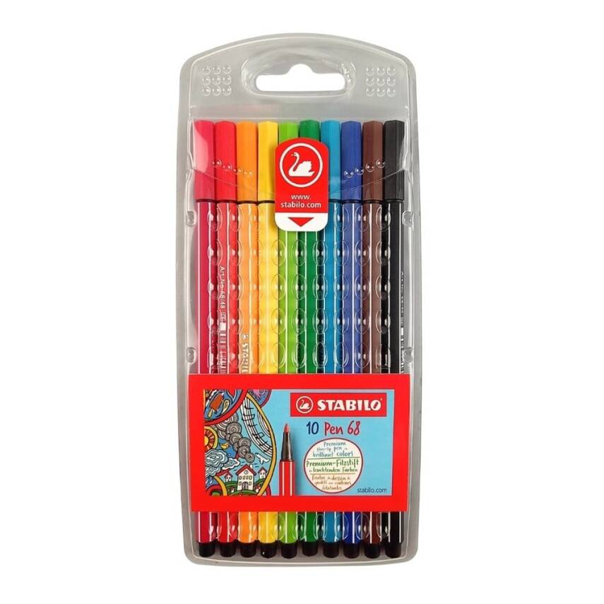 Stabilo Felt Pen 68 10-Piece - 1