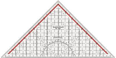 Standardgraph Geoderek Üçgen Açı Şablonu 32 cm