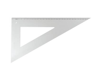 Standardgraph Üçgen Açı Şablonu 40 cm 60 Derece