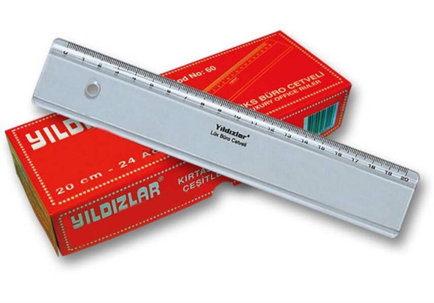Stars Code: 060 Luxury Office Ruler 20 Cm - 1