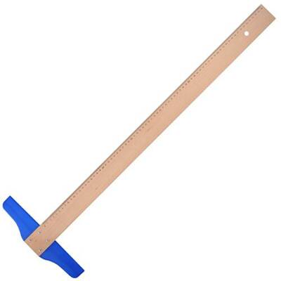 Stars Code: 113 Wooden T Ruler 75cm - 1
