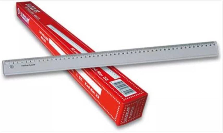 Stars Code: 33 50 cm Plastic Ruler - 1