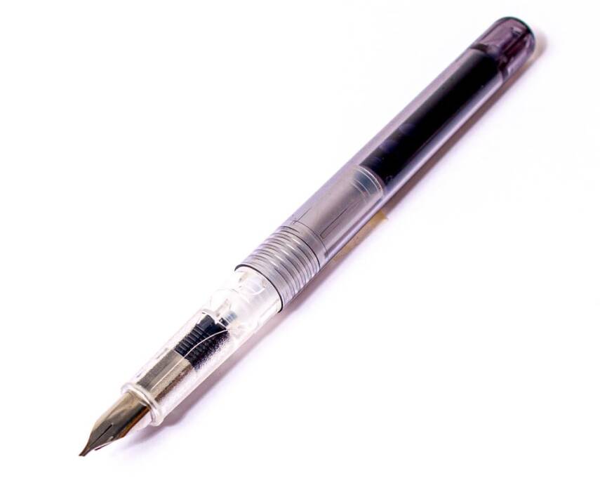 Steel Pen Fountain Pen 0.1 mm Black (Specially Cut Nibs for Calligraphy) - 1