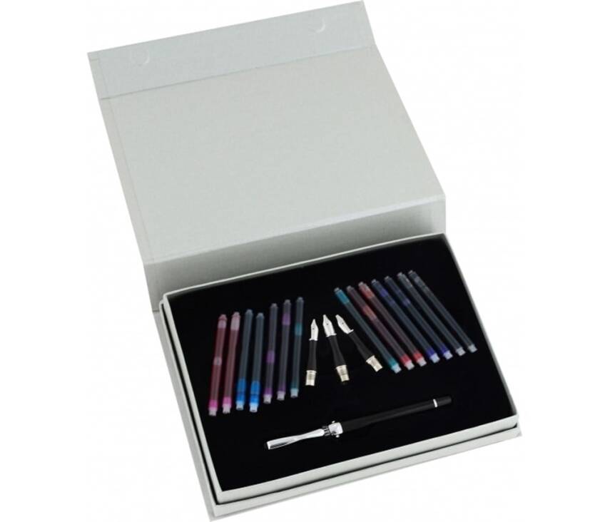 Steel Pen Fountain Pen Set 0.5 mm - 1 mm - 1.5 mm - 2 mm (Specially Cut Nibs for Calligraphy) - 2