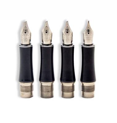 Steel Pen Fountain Pen Set 0.5 mm - 1 mm - 1.5 mm - 2 mm (Specially Cut Nibs for Calligraphy) - 1