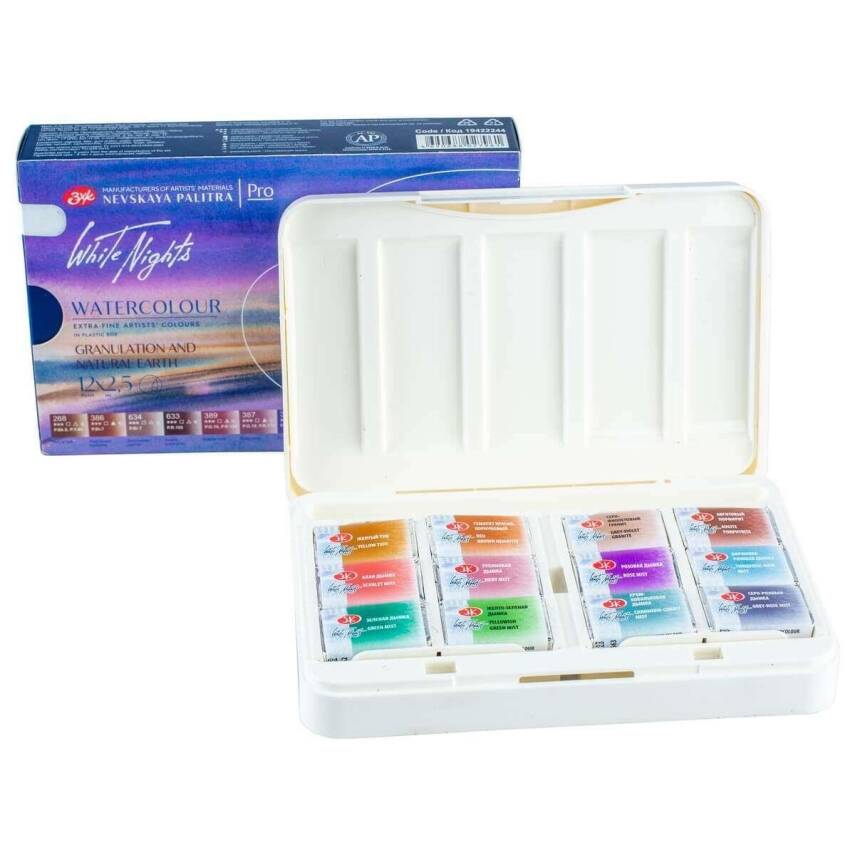St.Petersburg Granulation and Natural Earth Watercolor Set 12 Colors 19422244 - 2