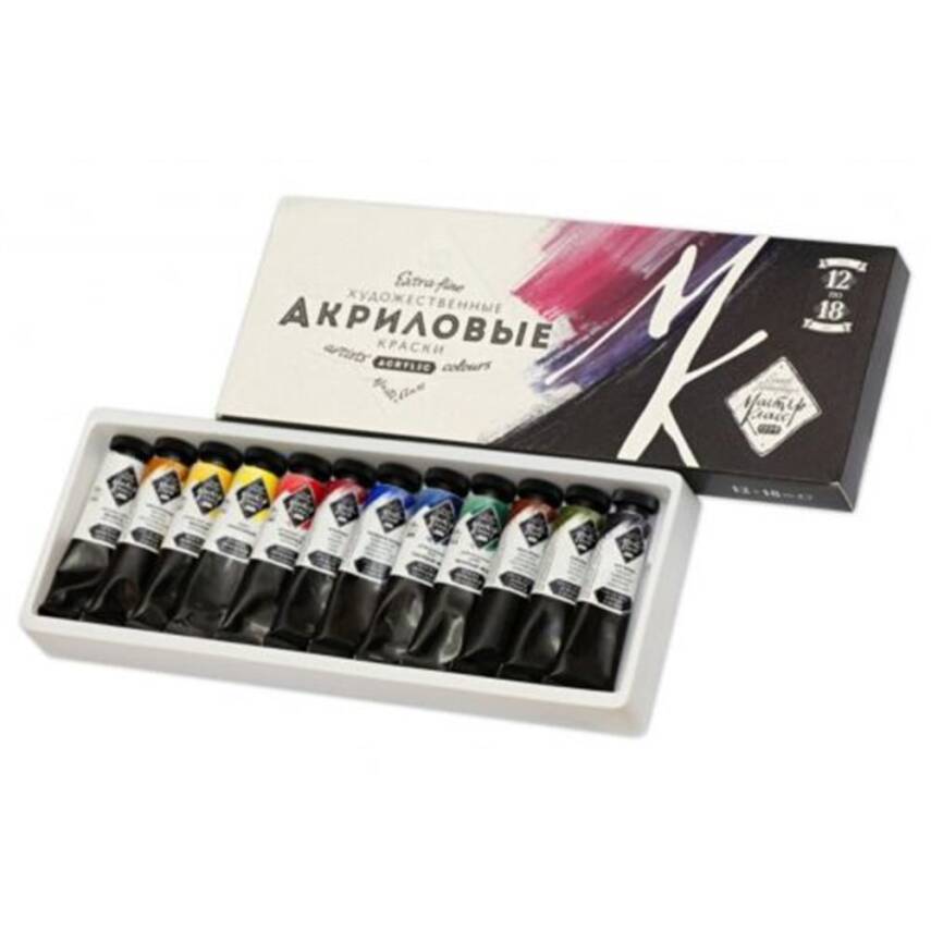 St.Petersburg Master Class Acrylic Paint Set Master Class 12x18ml - 1