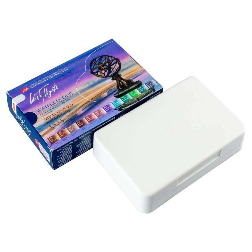St.Petersburg White Night Extra-Fine Artists Watercolor Set 12 Colors 194222 - 3