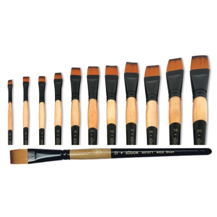 Südor 1071 Series Synthetic Short Brush No: 20 - 1