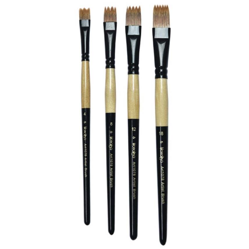 Südor 1078 Series Monalisa Synthetic Crown Brush No: 18 - 1