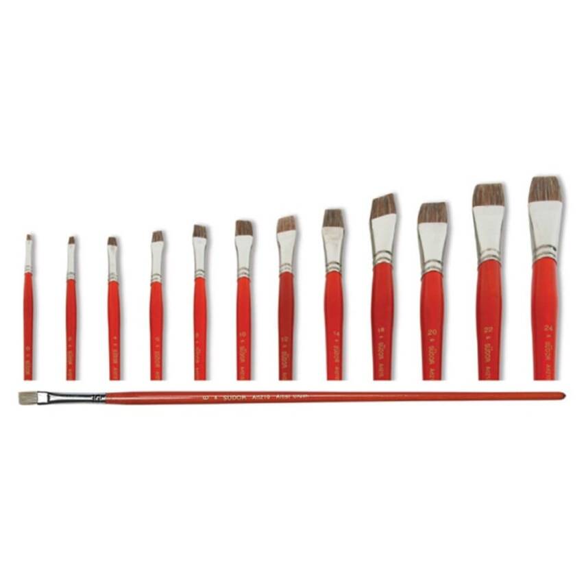 Südor 210 Series Oxhair Oil Paint Brush No: 2 - 1