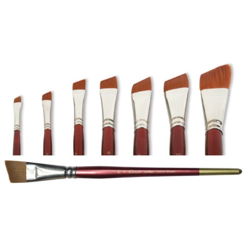 Südor 995 Series Side Cut Synthetic Brush No: 8 - 1