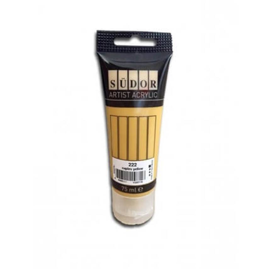 Südor Acrylic Tube 75 ml Napoli Yellow 222 - 1