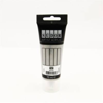 Südor Akrilik Tüp 75 ml Gümüş 707