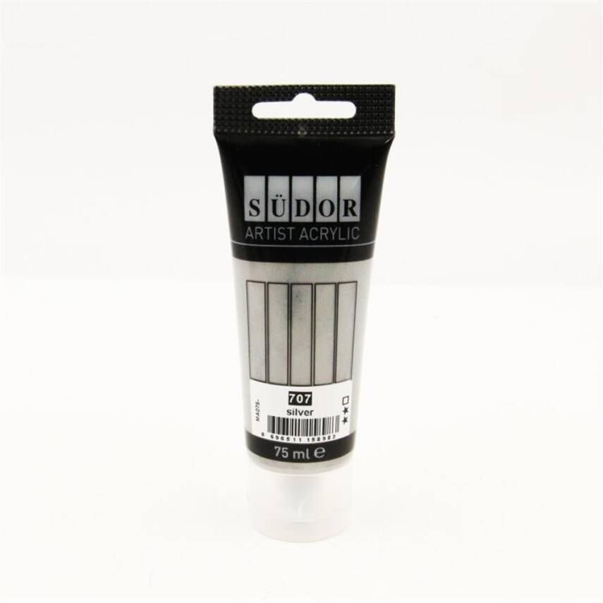 Südor Akrilik Tüp 75 ml Gümüş 707 - 1