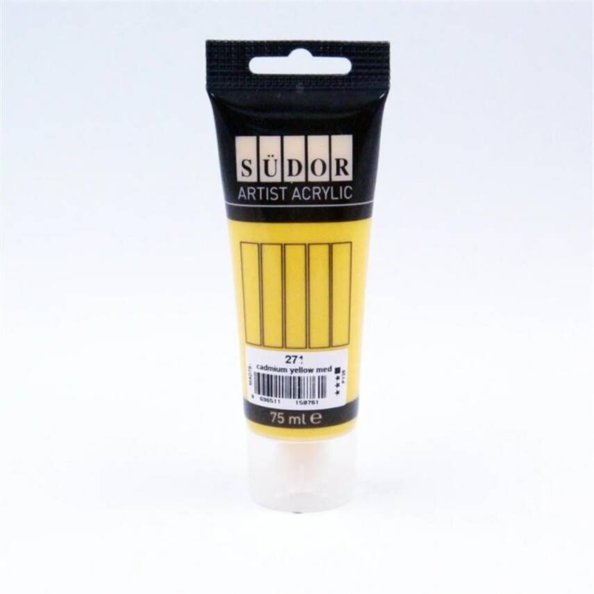 Südor Akrilik Tüp 75 ml Kadmiyum Sarı 271 - 1
