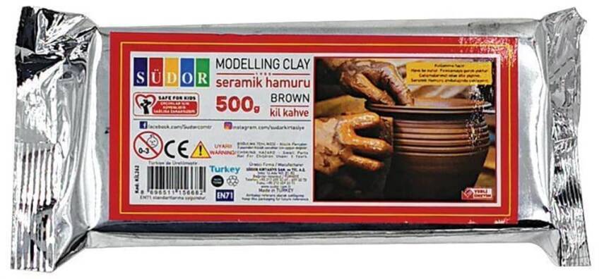 Südor Ceramic Clay 500G Brown - 1