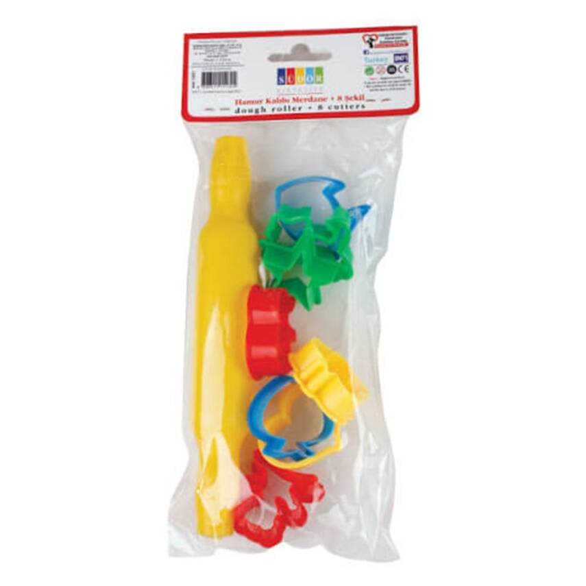 Südor Dough Mold rolling pin + 8 shapes - 1