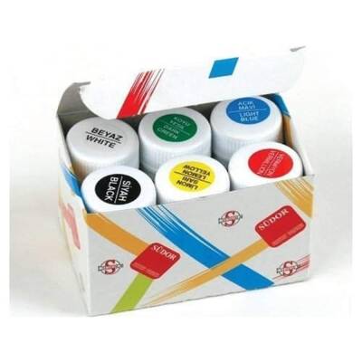 Südor Glass Paint Set 6 Colors 25 ml