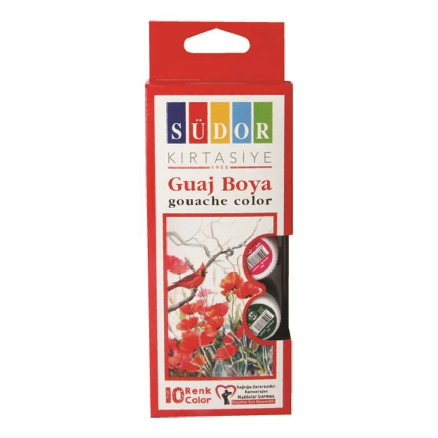 Südor Gouache Paint Set 10x15ml - 1