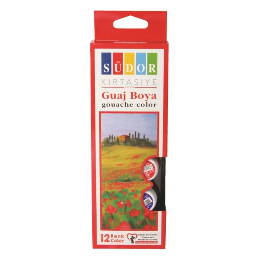 Südor Gouache Paint Set 12x15ml - 1