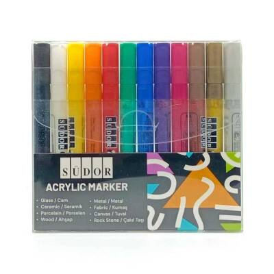Südor Monalisa Acrylic Marker 12 Colors