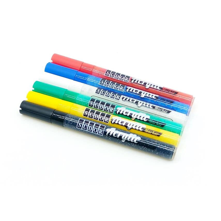 Südor Monalisa Acrylic Marker 6 Colors - 2