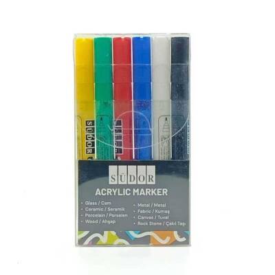 Südor Monalisa Acrylic Marker 6 Colors