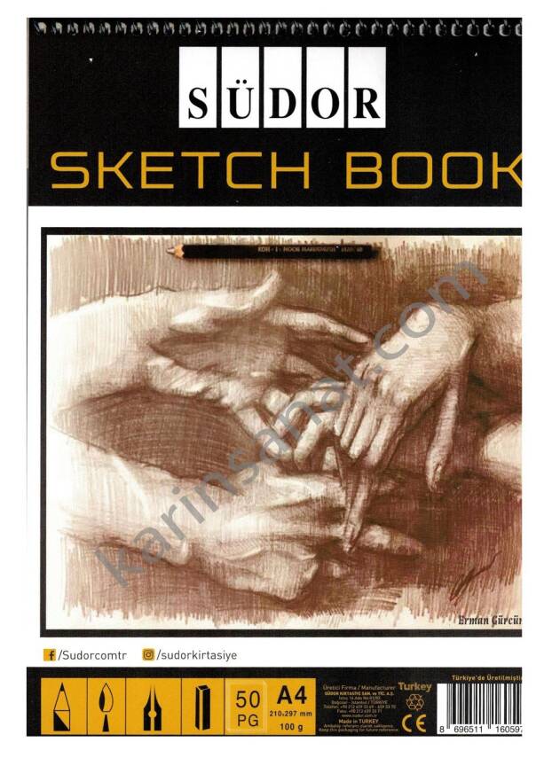 Südor Wire Sketchbook A4 100 gr 50 yp - 1