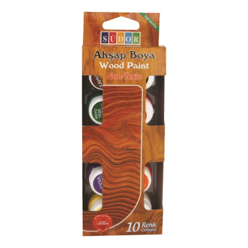 Südor Wood Paint Set 10x20 ml - 1