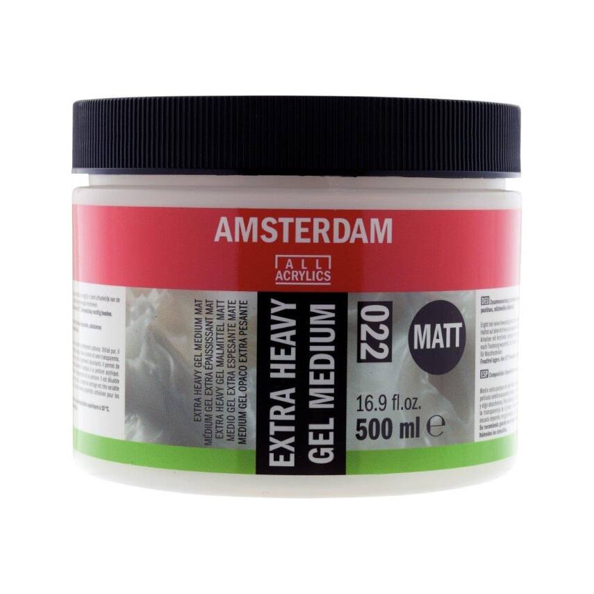 Talens Amsterdam Acrylic Extra Heavy Gel Medium Matt 500 Ml 022 - 1