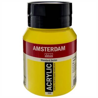 Talens Amsterdam Acrylic Paint 500 ml 268 Azo Yellow Light