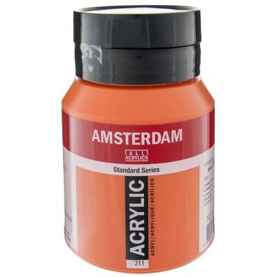Talens Amsterdam Acrylic Paint 500 ml 311 Vermilion