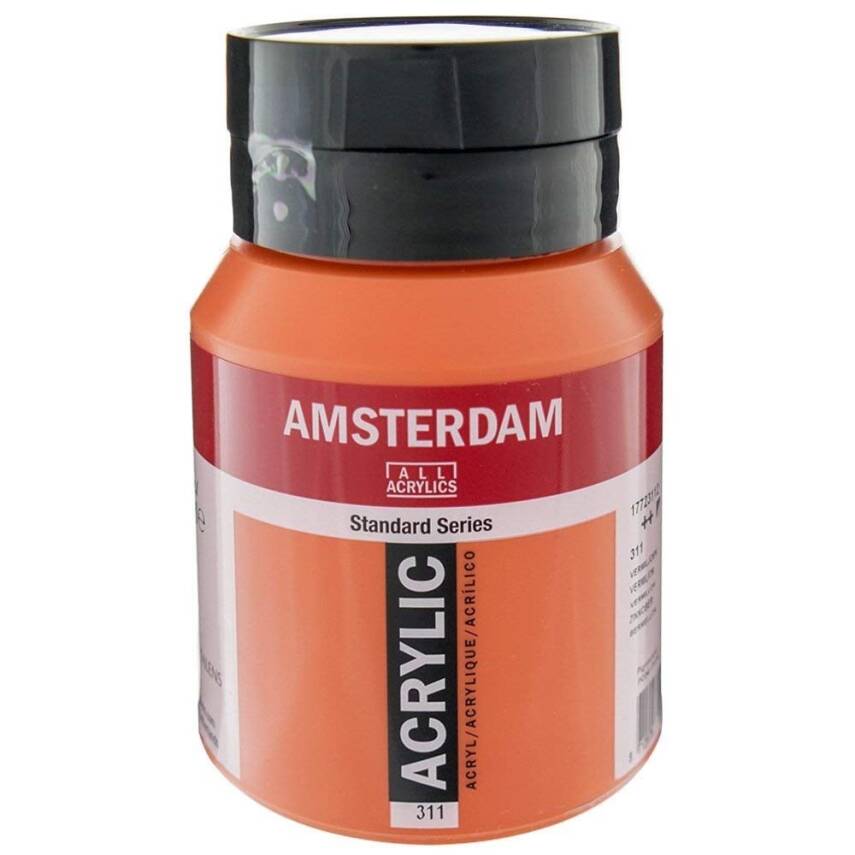 Talens Amsterdam Acrylic Paint 500 ml 311 Vermilion - 1