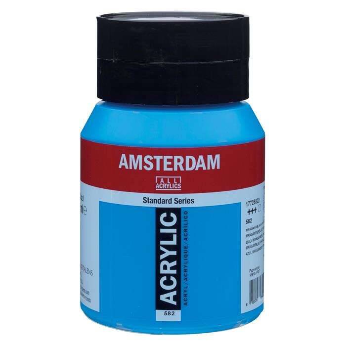 Talens Amsterdam Acrylic Paint 500 ml 582 Manganase Blue - 1