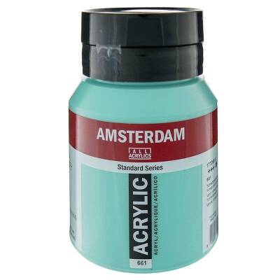 Talens Amsterdam Acrylic Paint 500 ml 661 Turquoise Green