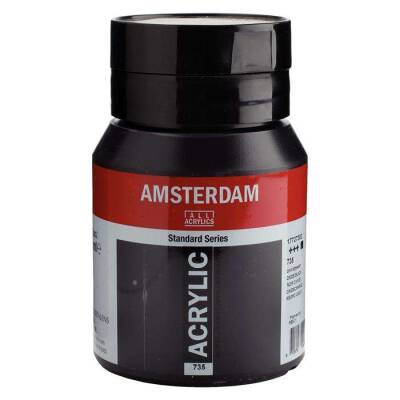 Talens Amsterdam Acrylic Paint 500 ml 735 Oxide Black - 1