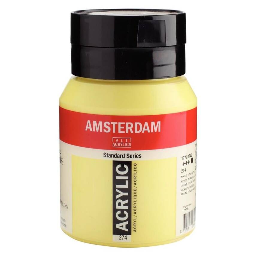 Talens Amsterdam Akrilik Boya 500 ml 274 Nickel Titanium - 1