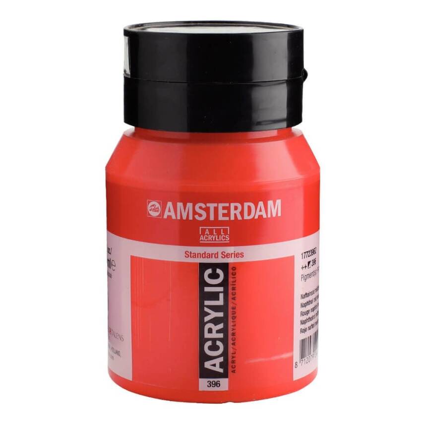 Talens Amsterdam Akrilik Boya 500 ml 396 Naphtholol Red Medium - 1