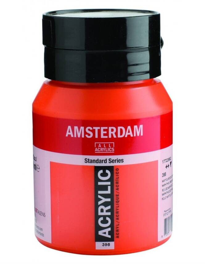 Talens Amsterdam Akrilik Boya 500 ml 398 Naphtholol Red Light - 1