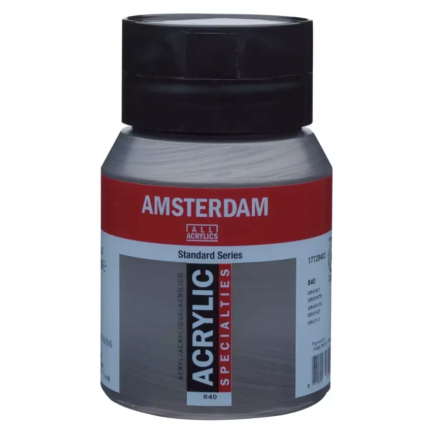 Talens Amsterdam Akrilik Boya 500 ml 840 Graphite - 1