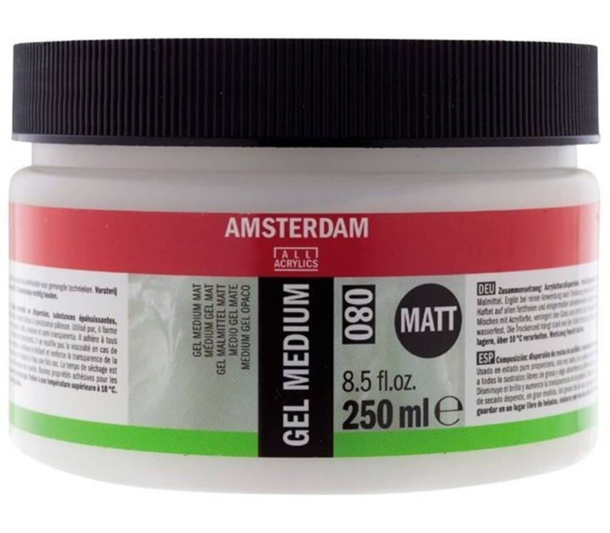 Talens Amsterdam Gel Medium 080 Mat Jel Medyum 250 ml - 1