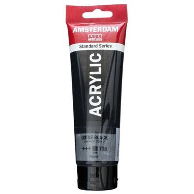 Talens Amsterdam Standard Acrylic Paint 120 ml 735 Oxide Black