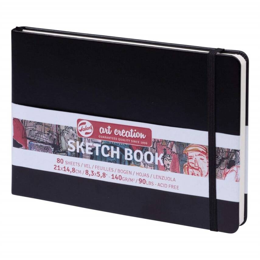 Talens Art Creation Sketch Book Black 140Gr 21X14,8Cm - 1