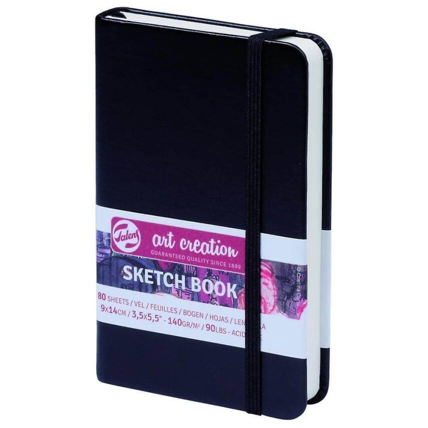 Talens Art Creation Sketch Book Black 140Gr 9X14Cm - 1