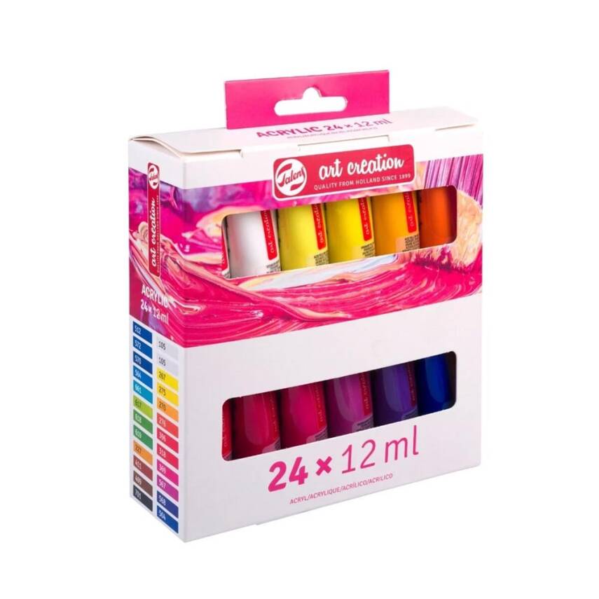 Talens Artcreation (Plastik Tüp) Akrilik Boya Seti 24X12 ml - 2