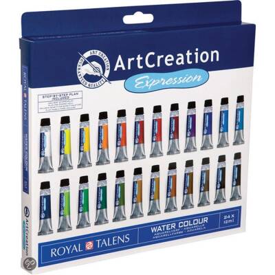 Talens Artcreation Watercolor Set 24X12 ml - 1
