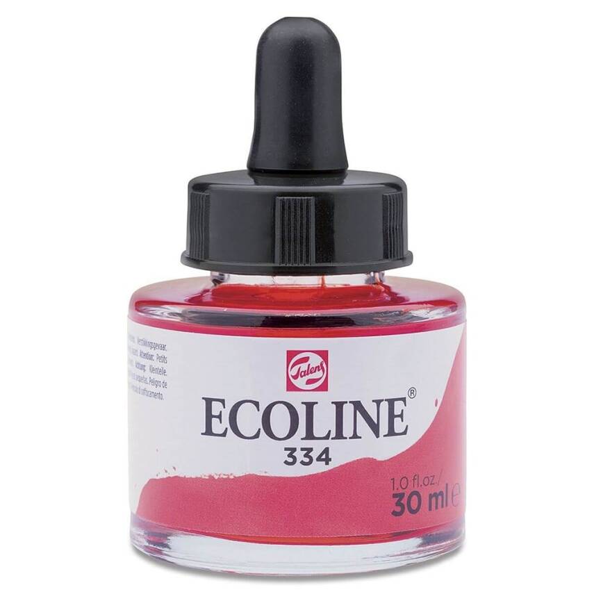 Talens Ecoline Liquid Watercolor 30 ml 334 Scarlet - 1