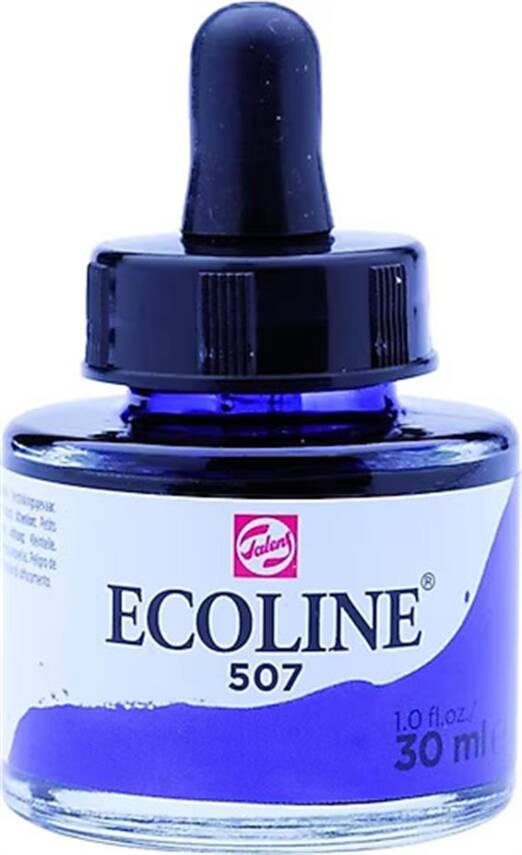 Talens Ecoline Liquid Watercolor 30 ml 507 Ultramarine Violet - 1